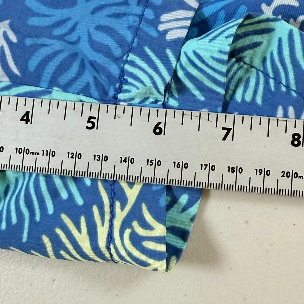Tommy Bahama Relax Swim Trunks Mens XXL Blue Coral Tropical AOP Beach Resortwear